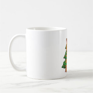 Caneca De Café Fatia Laranja Mal-Humorada Fantasia de Árvore de N