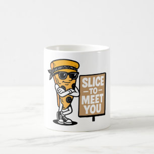 Caneca De Café Fatia para conhecê-lo