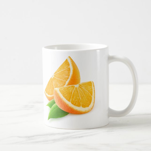 Caneca De Café Fatias de laranja (Direita)