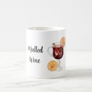 Caneca De Café Fatias de Laranja com Vinho Quente Pau de Canela
