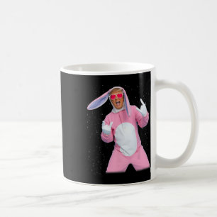 Caneca De Café Fato de Coelho Rosa Trump