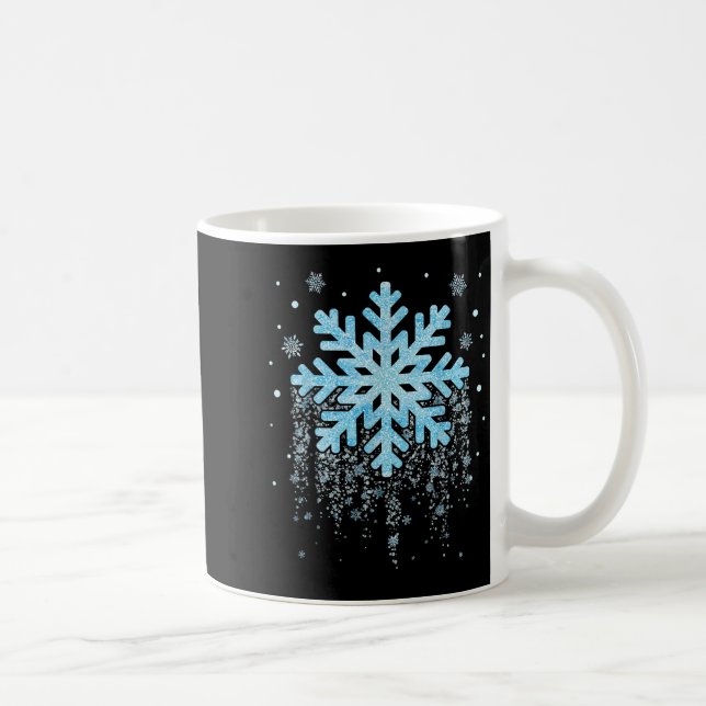 Caneca De Café Fato de floco de neve Inverno Natal Correspondente (Direita)