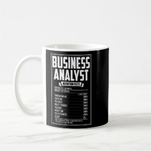 Caneca De Café Fatos de Nutrição de Analistas de Negócios