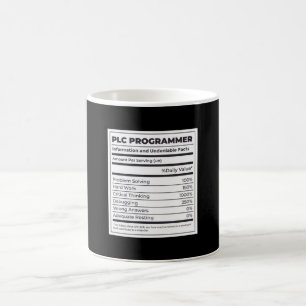 Caneca De Café Fatos de Programação Engraçados do Programador PLC