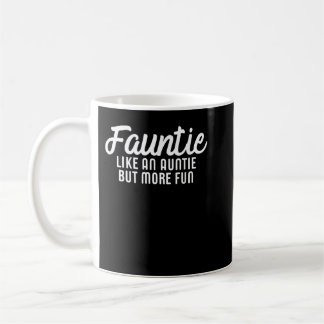 Caneca De Café Fauntie Auntie Agtia Divertida