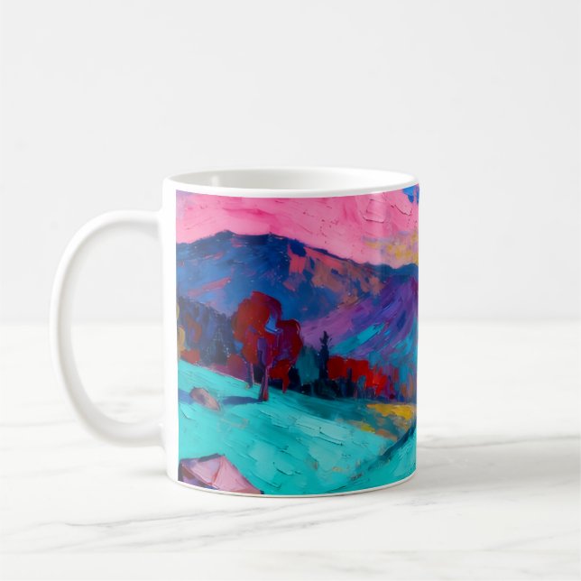 Caneca De Café Fauvism (Esquerda)