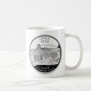 Caneca De Café Faux Iowa State Quarter
