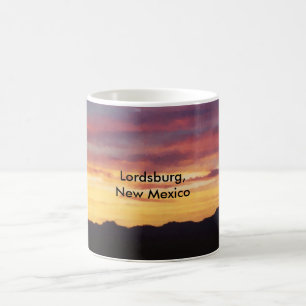 Caneca De Café Faux Lordsburg Novo México Sunset Mug