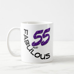 Caneca De Café Faux Purple Glitter 55 e Fabulosa oferta de aniver