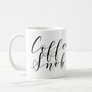 Caneca de café favorita dos snobes do café