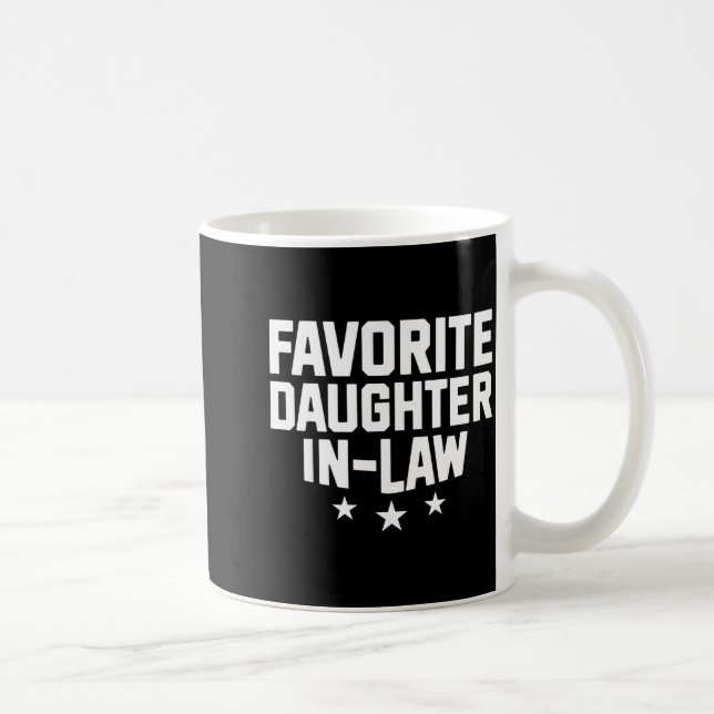 Caneca De Café Favorite Daughter-in-law Funny Wife Mom Mother's D (Direita)
