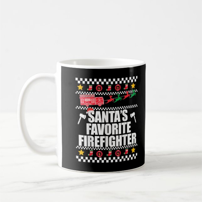 Caneca De Café FAVORITO FAVORITO DOS papais noeis - Suor de Natal (Esquerda)