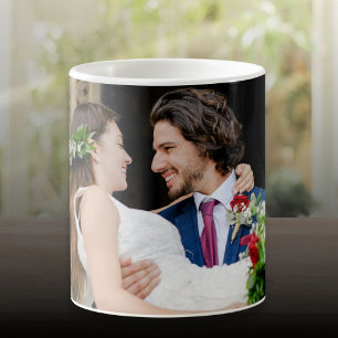 Caneca De Café Favorito Presente de Foto de Casamento Lembrança