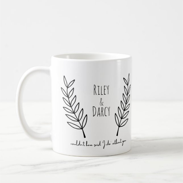 Caneca De Café Favoritos de festa de casamento (Esquerda)