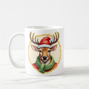 Caneca De Café Favoritos Engraçados de Natal Animal - Veado 2