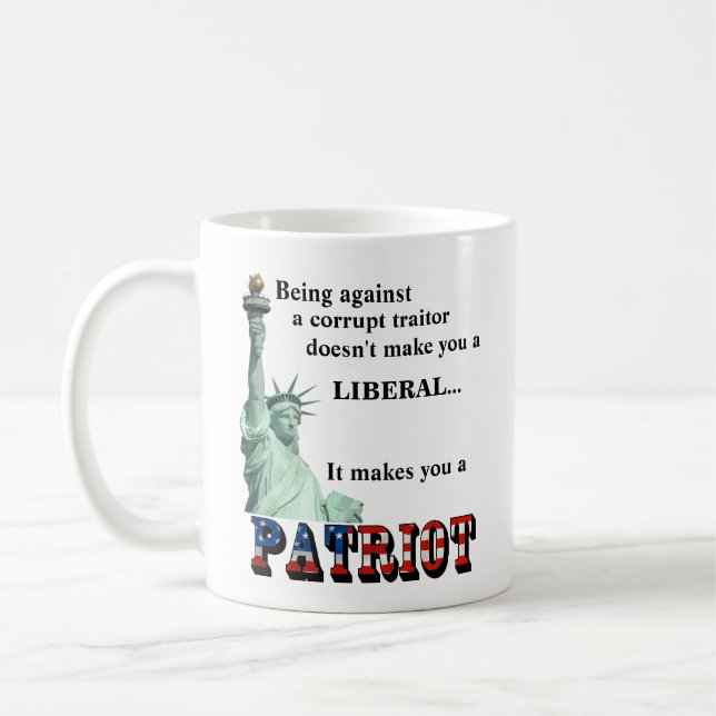 Caneca De Café Faz de você um PATRIOT (Esquerda)