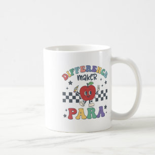 Caneca De Café Fazedor de Diferença Professor Auxiliar Paraprofis