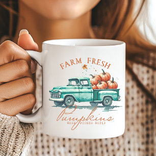 Caneca De Café Fazenda de outono - Mug de abóbora fresca