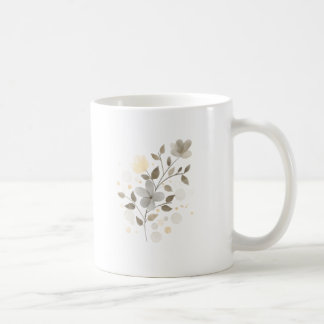 Caneca De Café Fazenda em Aquarela Verde e Bege Moderno