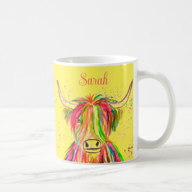 Caneca De Café Fazenda natural do arco-íris (Direita)