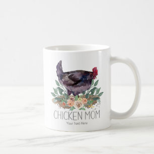 Caneca De Café Fazenda Orgânica Mãe Galinha Jardim Permacultura