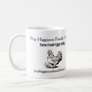 Caneca De Café Fazenda Rustic Vintage Chicken