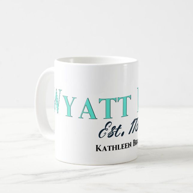 Caneca De Café Fazenda Wyatt  (Frente Esquerda)