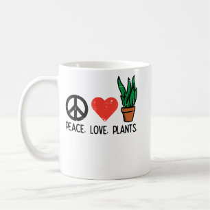 Caneca De Café Fazendas De Amor Pela Paz Jardinagem De Hippie Gar