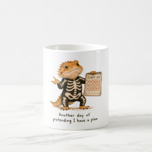 Caneca De Café Fazendo De Conta Que Tenho Um Plano Arte de Dragão