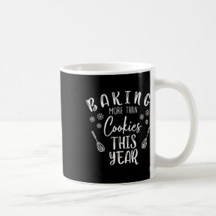 Caneca De Café Fazendo Mais Que Cookies Este Ano Grávida De Natal