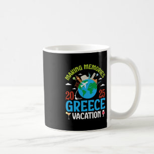 Caneca De Café Fazendo Memórias na Grécia Férias 2025 Casal Viage
