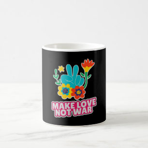 Caneca De Café Fazer amor não guerra