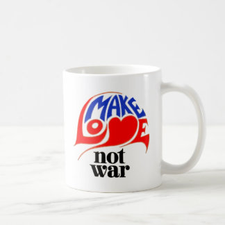 Caneca De Café Fazer Amor Não Guerra