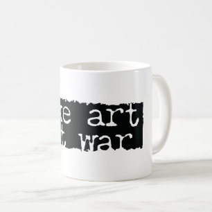 Caneca De Café Fazer Arte, Não Guerra