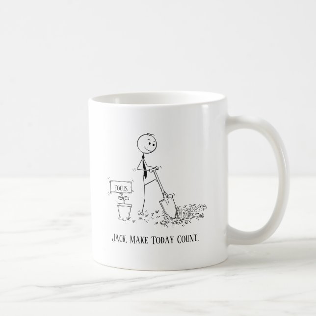 Caneca De Café Fazer com que hoje conte mug (Direita)