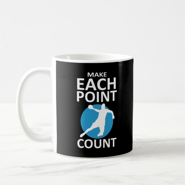 Caneca De Café Fazer Contar Cada Ponto - Anel (Esquerda)