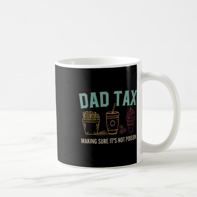 Caneca De Café Fazer de impostos com certeza que não é Pai Dia de (Direita)