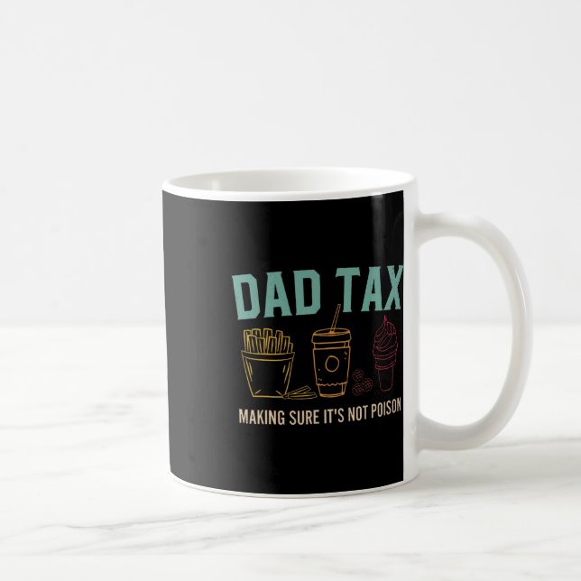 Caneca De Café Fazer de impostos com certeza que não é Pai Dia de (Direita)