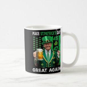 Caneca De Café Fazer Excelente de Dia de São Patrício novamente T