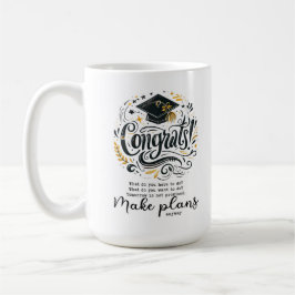 Caneca De Café Fazer planos mesmo assim