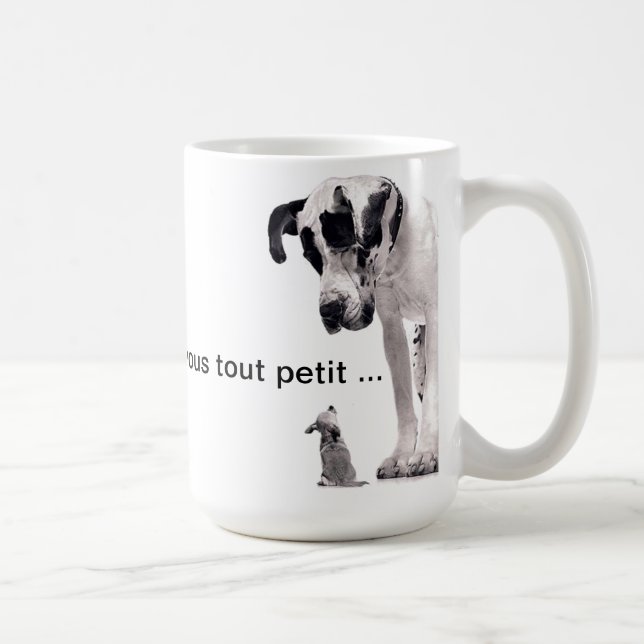 Caneca De Café Fazer-se muito pequeno - (Direita)
