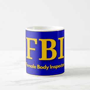 Caneca De Café FBI - Inspetora do Corpo das Mulheres - Chapéu de