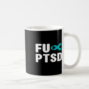 Caneca De Café Fck Ptsd - Postar Awarenes Do Estresse Traumático