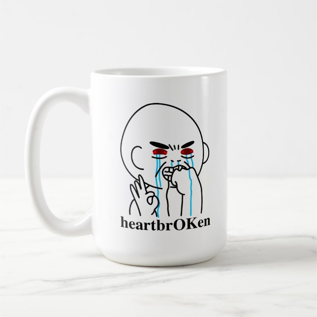 Caneca De Café FCM / Mug / heartbrOKen / Suporte / Bênçãos (Esquerda)