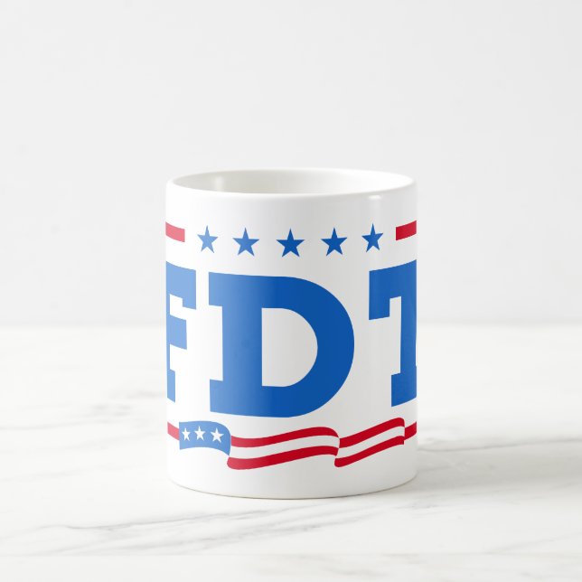 Caneca De Café FDT Funny Anti-Trump No-Trump (Centro)
