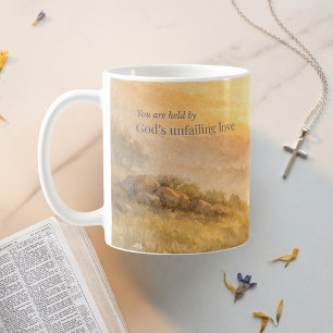 Caneca De Café Fé Cristã no Amor Infalível de Deus