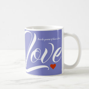 Caneca De Café Fé Esperança e Amor