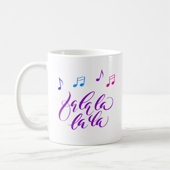 Caneca De Café Fê-la-lá Amante da Música Feriado (Esquerda)