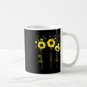 Caneca De Café Fé Sobre o Medo Conscientização do Câncer Infantil