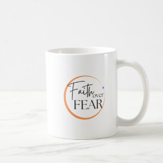 Caneca De Café Fé sobre temor mug - decolagem cristã inspiradora